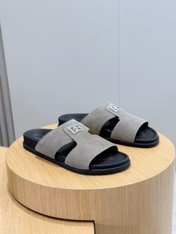 Dolce & Gabbana Men's Sandals Calfskin Suede.