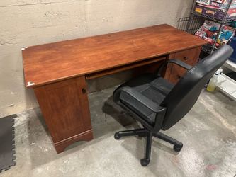 Desk and chair