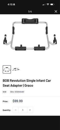 Baby car seat Bob stroller adapter
