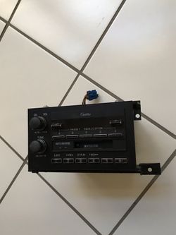 Cadillac brougham radio
