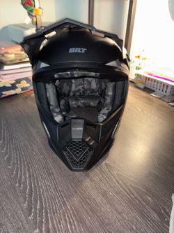 Bilt Motocross Helmet Matte Black