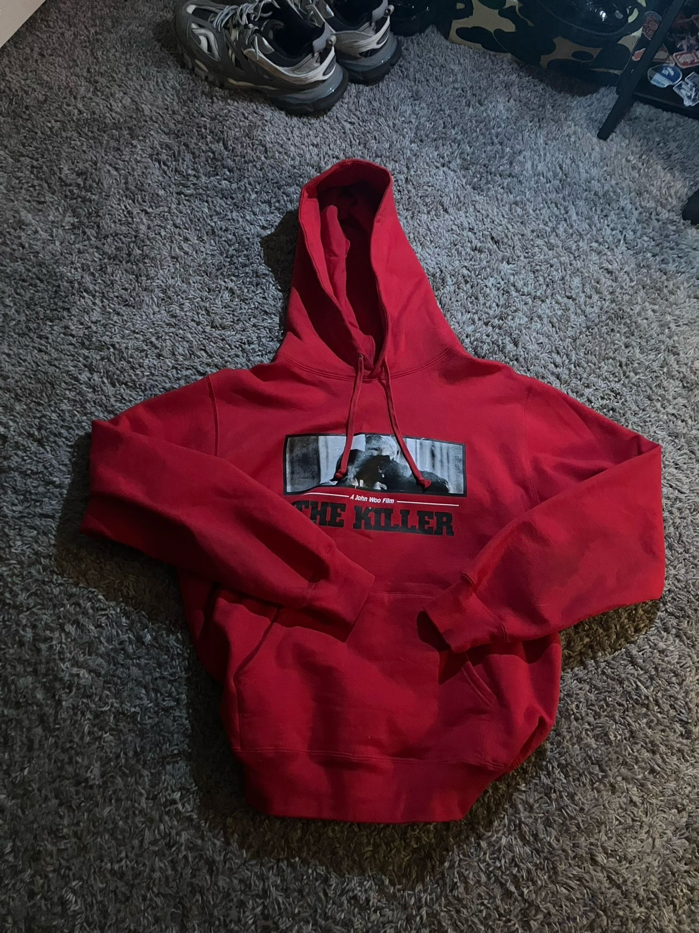 Supreme Fw18 Killer Red Hoodie💯