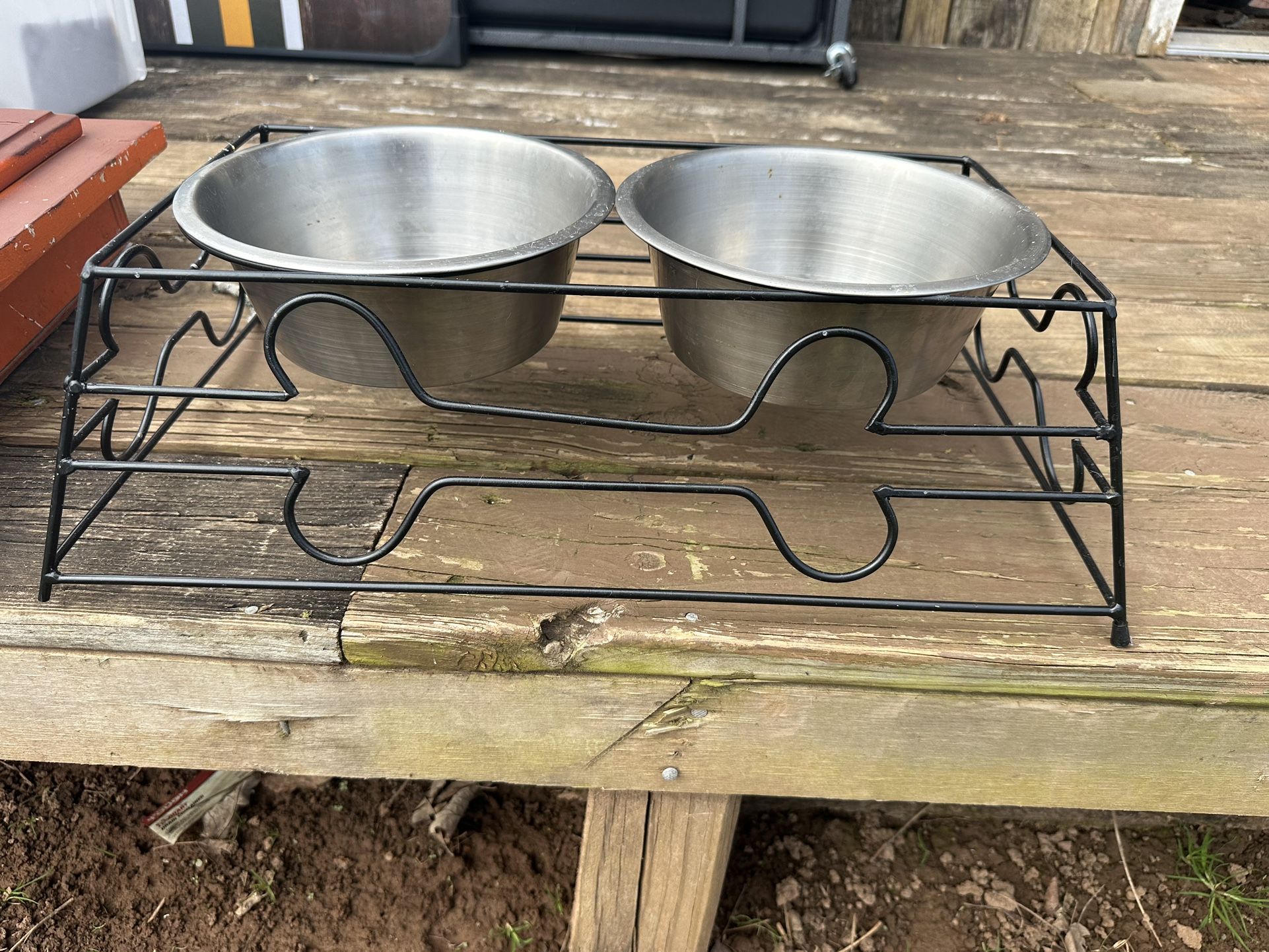 Dog Bowls With Stand