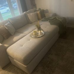 Sectional With Ottoman 