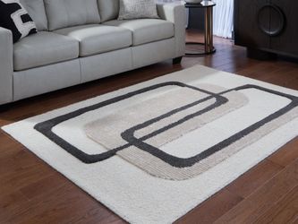Davismour Ivory/Taupe/Charcoal Medium Rug
