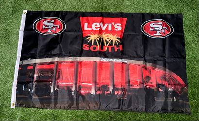 49ers flag size 5’x3’