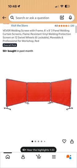 Welding curtains