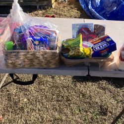 Brand new everything homemade Valentine’s Day baskets