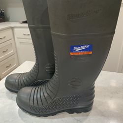 Blundstone Steel toe rubber boots