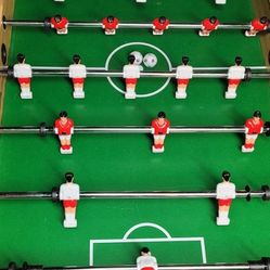  48in Competition Sized Foosball Table for Home, Game Room w/ 2 Balls, 2 Cup Holders