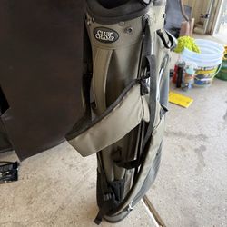 Club Champ Golf Stand Bag — Olive/Gray