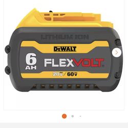 Dewalt battery  6 ah  flex volt