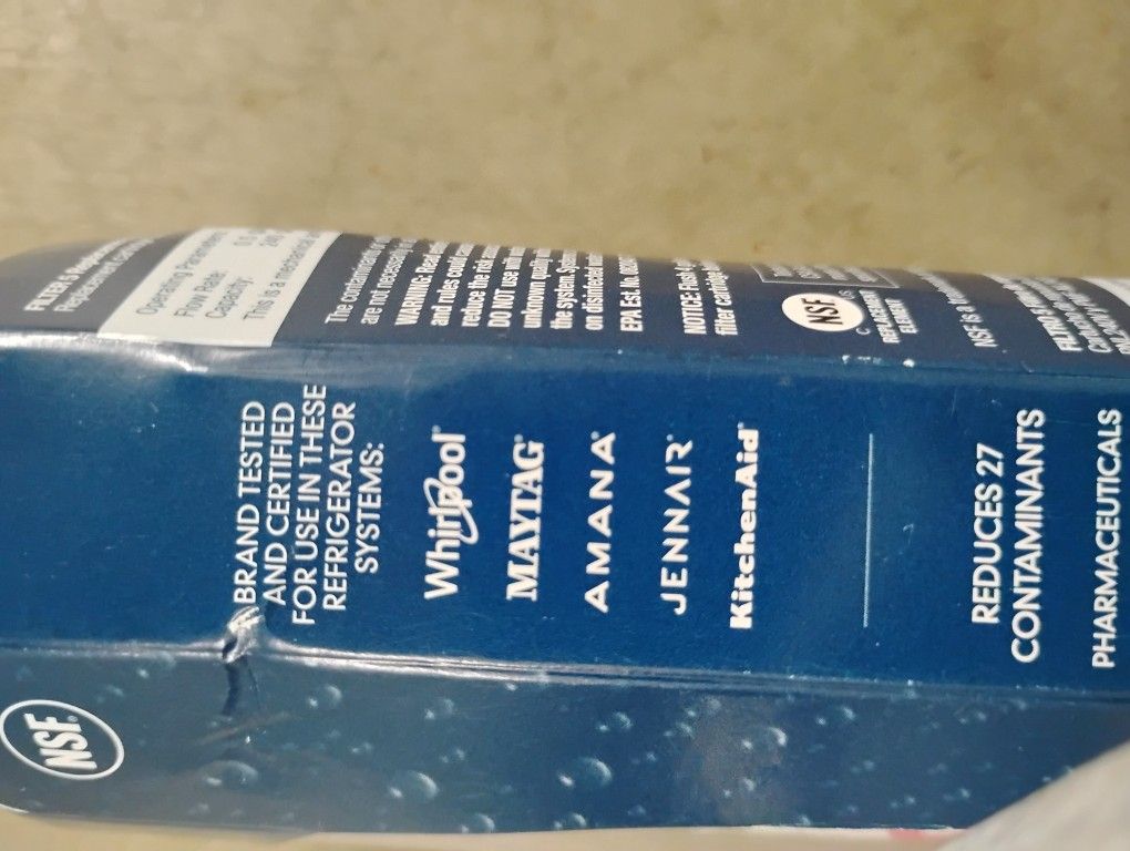 Refrigerator Water filter, Replacement, Maytag, Whirlpool