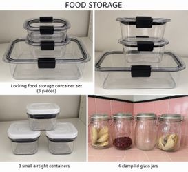 Food Storage Containers / glasses / kitchenware