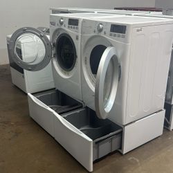 💢LG SET STEAM WASHER AND ELECTRIC DRYER WITH WARRANTY 