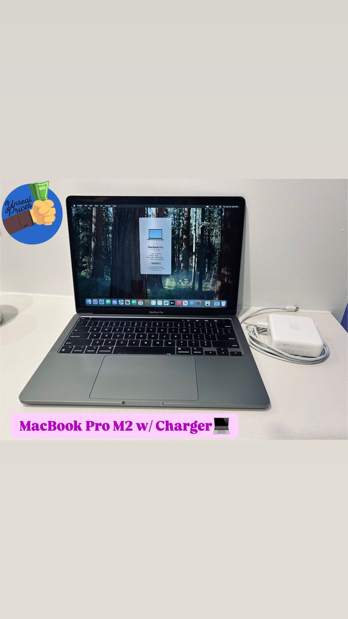 MacBook Pro M2 2022 Laptop w/ Charger💻