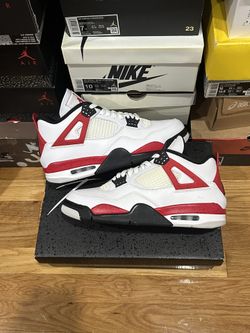 Jordan 4 Retro Red Cement Sz 10.5