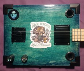 Weeki Wachee Theme Cigar Box Guitar