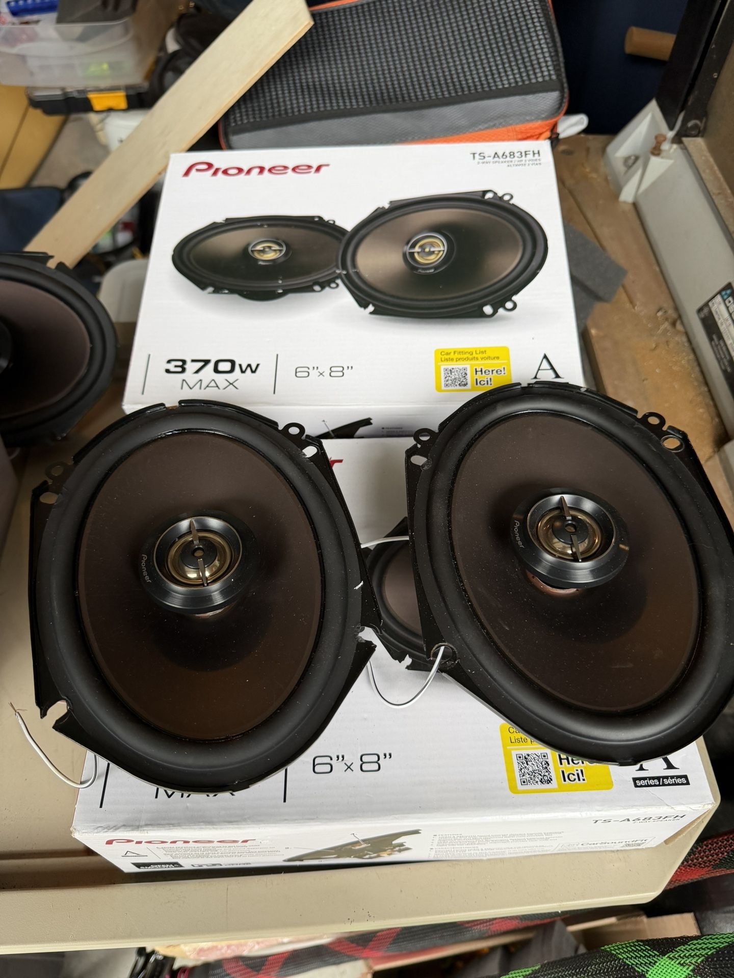 Pioneer 6” x 8” Car Speakers 