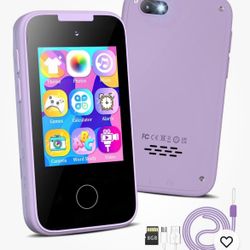 Kids Smart Phone Gifts for Girls 6-8 Year Old,Touchscreen Toy Cell Phone with Mu