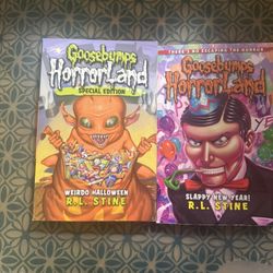 Goosebumps Horrorland by R.L. Stine (2 books for $5)