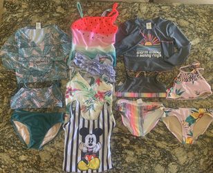 Girls Swim Suit Bundle Size 10/12