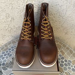 BOOTS RED WING 8088 IRON RANGER® TRACTION TRED SOFT TOE SIZE’S AVAILABLE 8-8.5-9-10-11 MENS