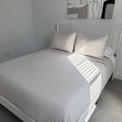 For sale: QUEEN BED & MATTRESS