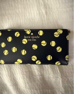 NEW* Kate Spade New York Tennis Ball Slim Bifold Wallet