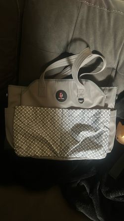 Supromomi Gray Diaper Tote Bag
