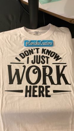 I don’t know I just work here