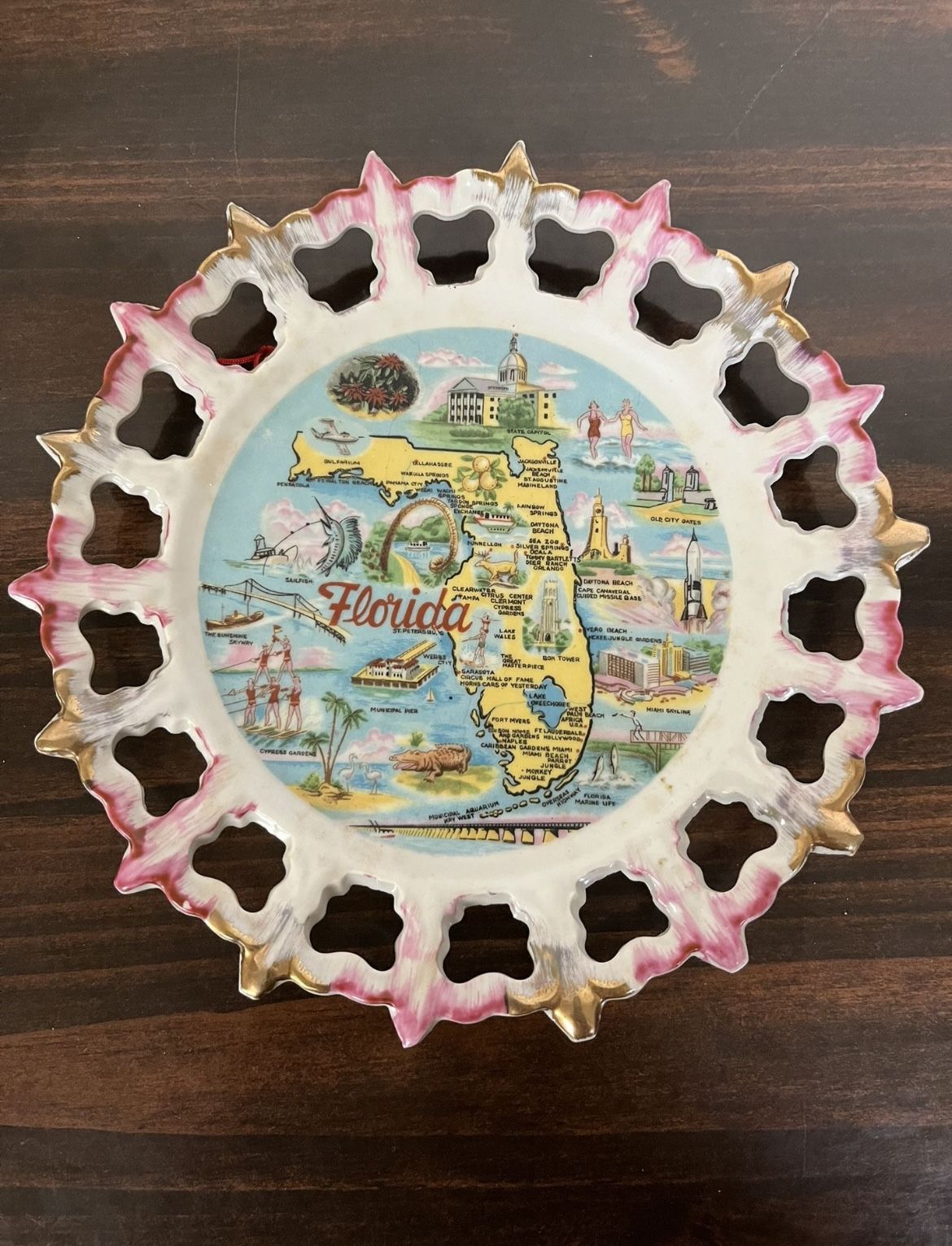 Vintage Florida Plate