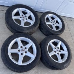 4 — 205/55r16  5x114.3 5x4.5 Stock Acura RSX TSX Tl Civic Accord  Camry Tacoma Crv Wheels Rims Tires!