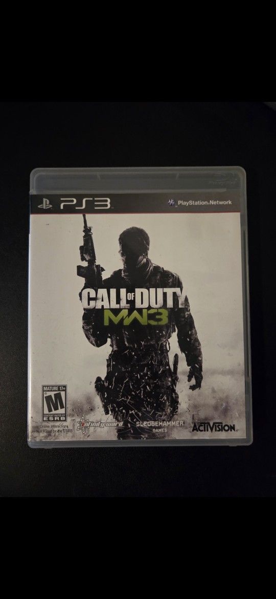 PS3 Game- CALLOF DUTY- MODERN WARFARE 3