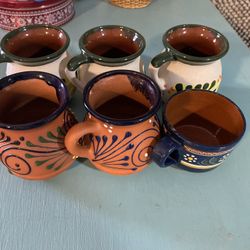 6 Jarros de Barro