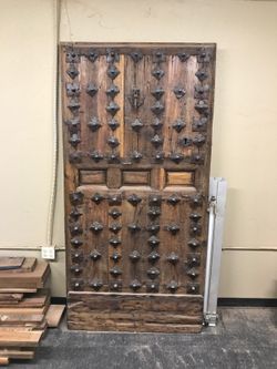 Original castle door and wall imported from France  hundreds of years old. winery? Restaurant?