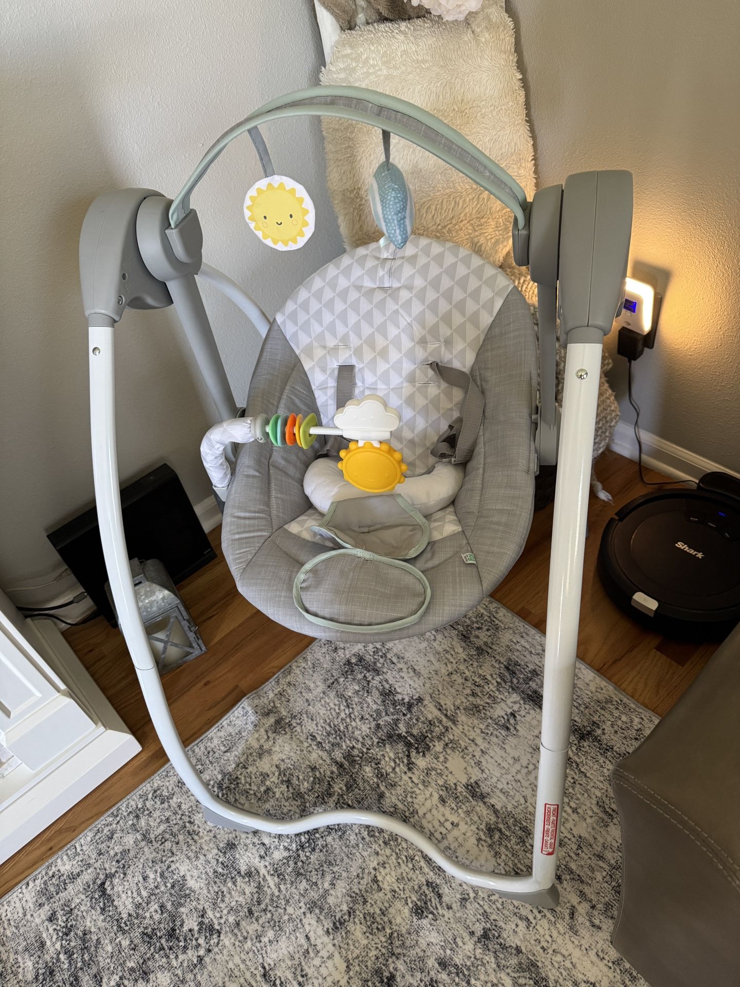 Ingenuity  Portable and Foldable Baby Swing- Used 2 Times! 
