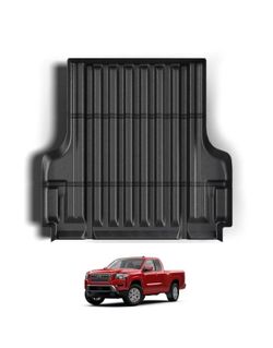 CARESA Truck Bed Mat with Raised Edge for 2024 2023 2022 Nissan Frontier Accessories, All Weather 5FT TPE Heavy Duty Thickness Pickup Bed Liner