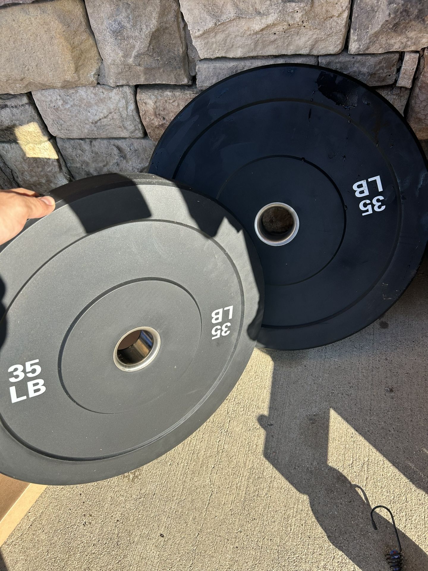 35 lb gym plates