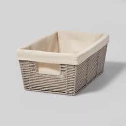 Target Woven Twisted Paper Rope Media Basket Gray