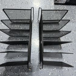 Metal Mesh organizer set of 2