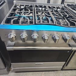VIKING RANGE DUAL FUEL 30 INCH WIDE STAINLESS STEEL