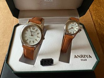 *Anriya Milan “His & Hers” Vintage Collection Quartz Watch Set