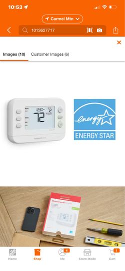Honeywell Home X2S Smart Thermostat, Conventional/Heat Pump, Wi-Fi Thermostat
