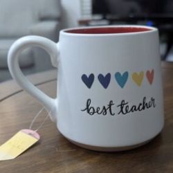 BEST TEACHER COFFEE CUP