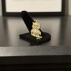 14k Owl Pendant