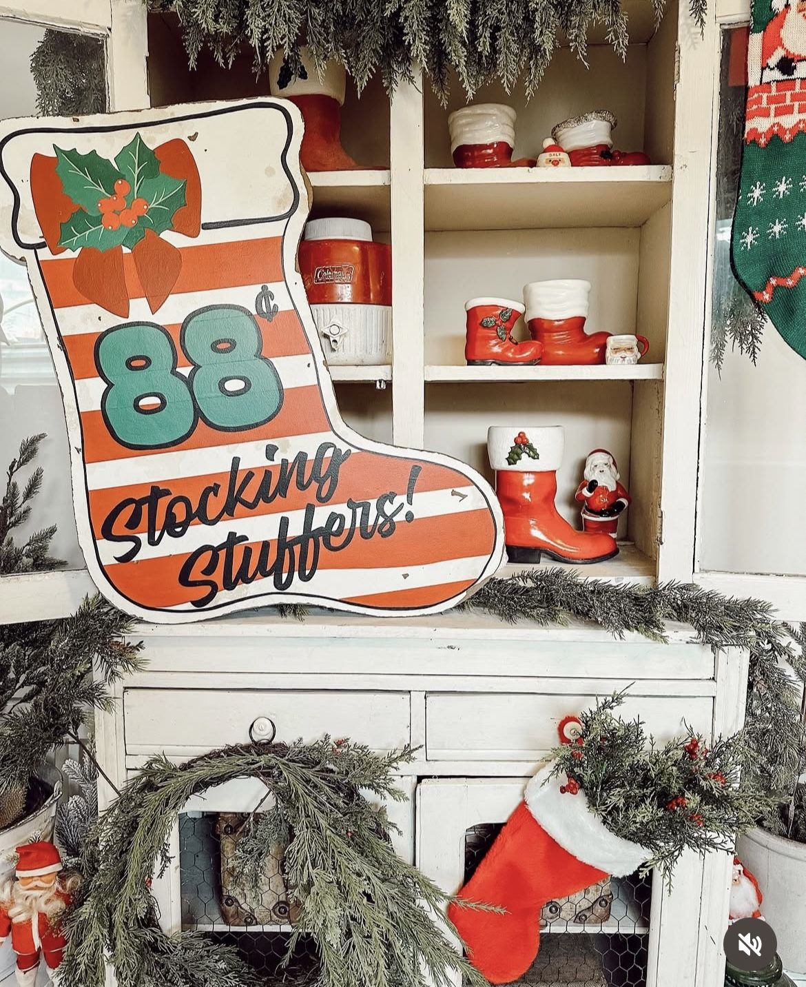 Vintage Style Christmas Sign. Wonderful If You Like Vintage Christmas