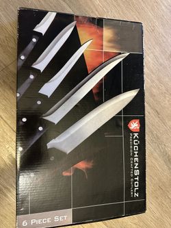 6 Pieces Knife Set Plus Cutting Board 
