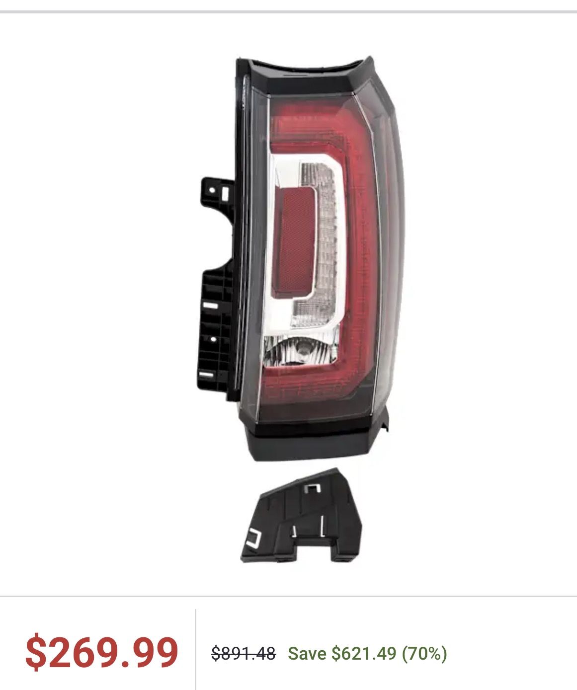 Passanger side tail light -2017 GMC Yukon