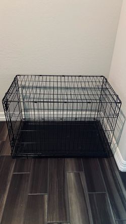 Black Folding Wire Pet Crate